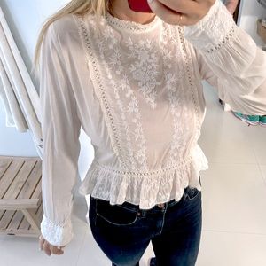 Walter Baker embroidered top